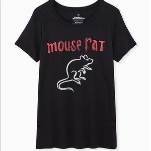 NWOT parks and rec mouse rat tee
